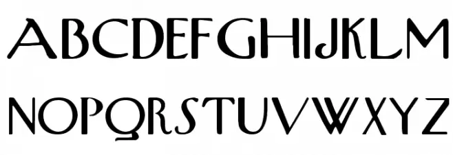 UpperWestSide 字体 大写