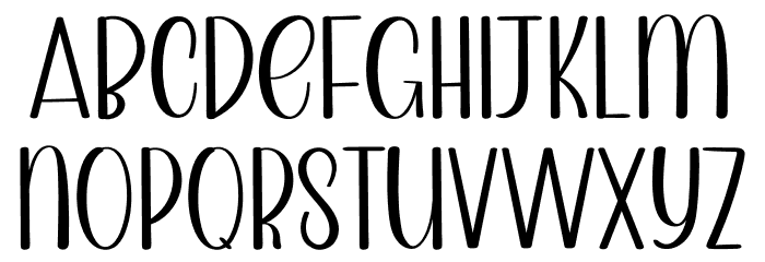 Upright Font Litere mari