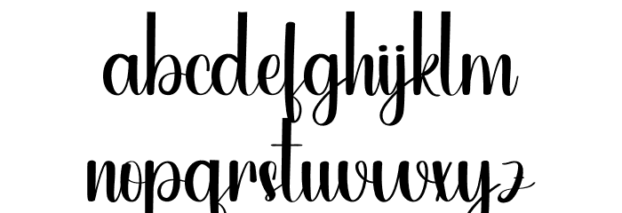 Upright Font Litere mici