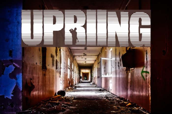 Uprising Font examples