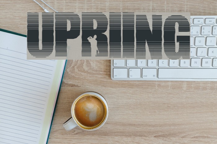 Uprising Font examples