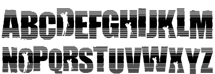 Uprising Font LOWERCASE