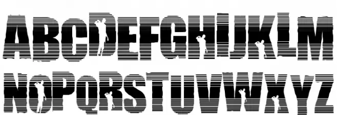 Uprising Caratteri MINUSCOLO