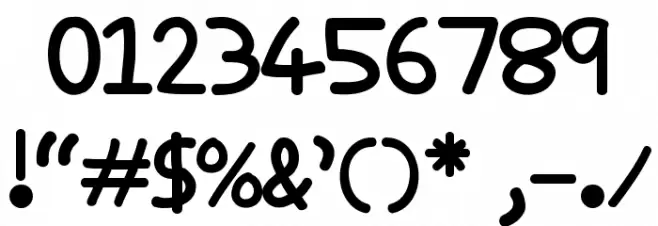 Ups, Downs, Highs & Lows Font OTHER CHARS