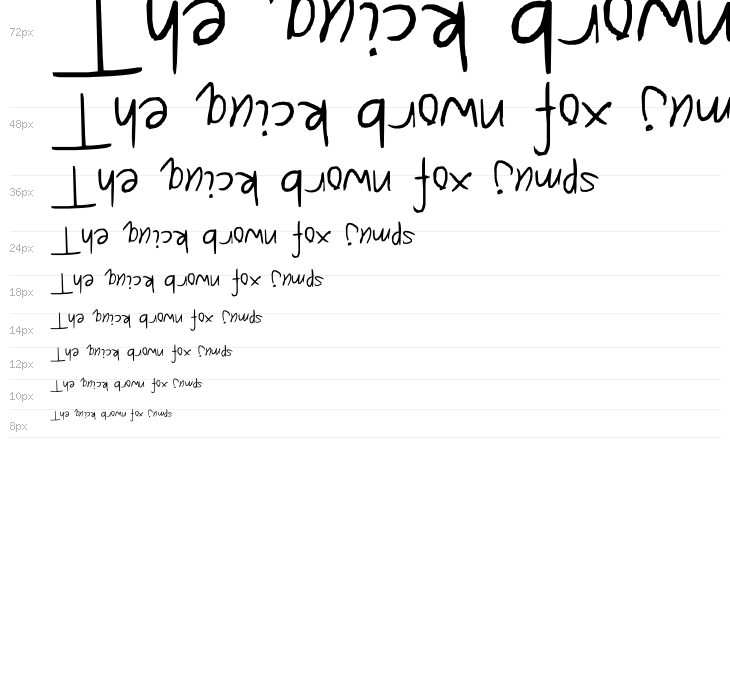 Upside down and backwards Waterfall