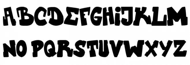 UpstairsCVJMgraff Schriftart Groß