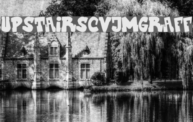 UpstairsCVJMgraff Font examples