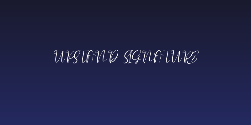 Upstand Signature Social Header