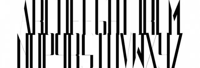 Uptight Schriftart Groß