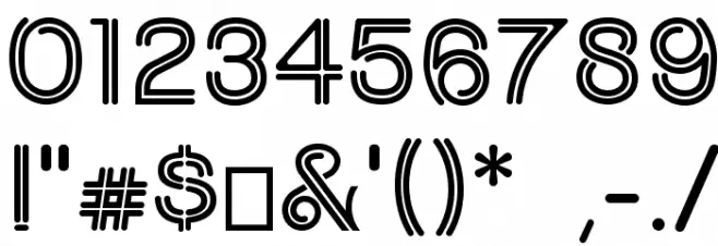 UptightC フォント その他の文字
