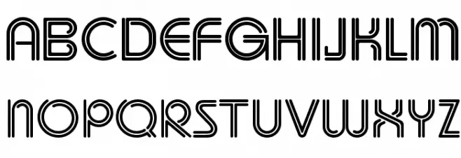 UptightC Font Litere mari