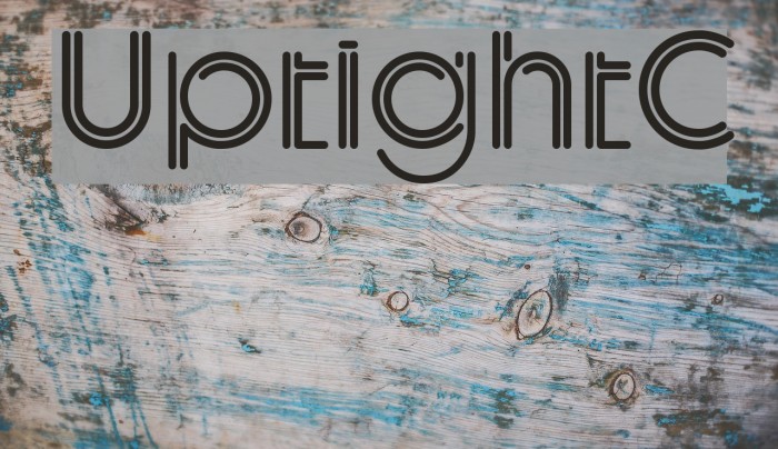 UptightC Font examples