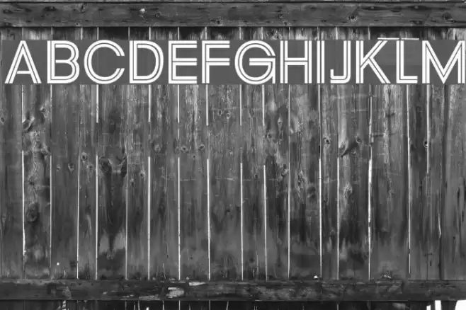 Uptight Font examples