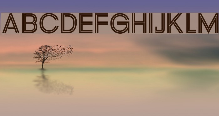 Uptight Font examples