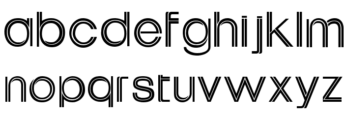 Uptight Font LOWERCASE