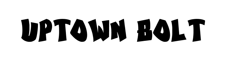 Uptown Bolt  नि: शुल्क फ़ॉन्ट्स डाउनलोड