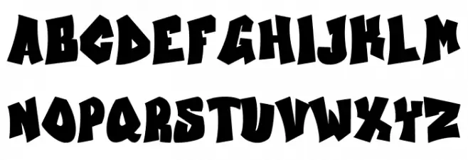 Uptown Bolt Font LOWERCASE