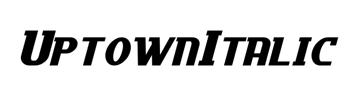 Uptown Italic フォント