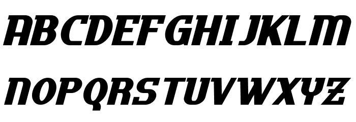 Uptown Italic フォント 小文字