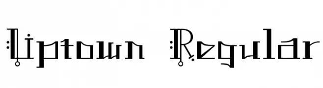 Uptown Regular  Descarca Fonturi Gratis