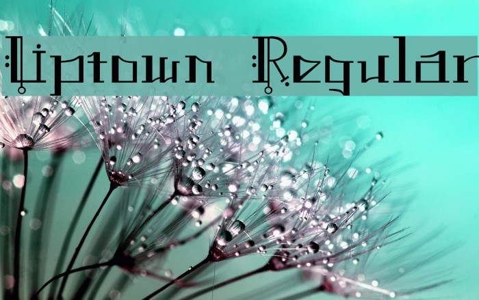 Uptown Regular Example 1