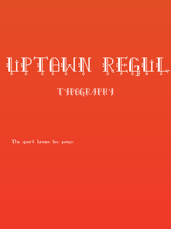 Uptown Regular Poster