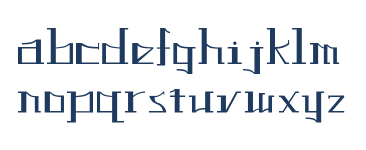 Uptown Regular Lowercase