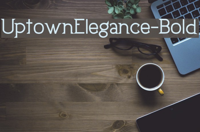 UptownElegance-Bold Font examples