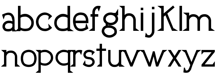 UptownElegance-Bold Font LOWERCASE