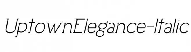 UptownElegance-Italic  baixar fontes gratis