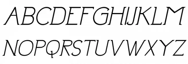 UptownElegance-Italic Polices MAJUSCULES