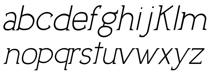 UptownElegance-Italic Font LOWERCASE