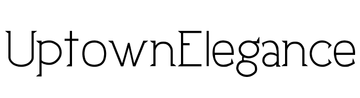 UptownElegance  Descarca Fonturi Gratis