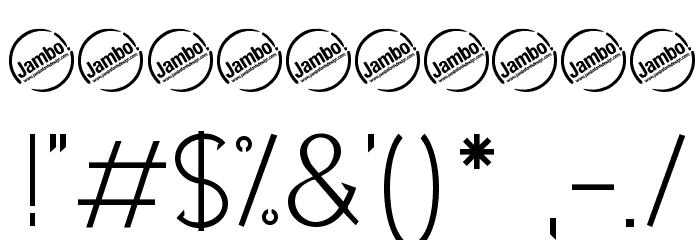 UptownElegance Font OTHER CHARS