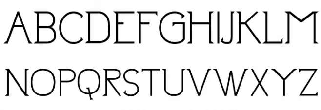 UptownElegance 字体 大写