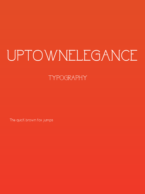 UptownElegance Poster