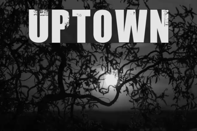 Uptown Font examples