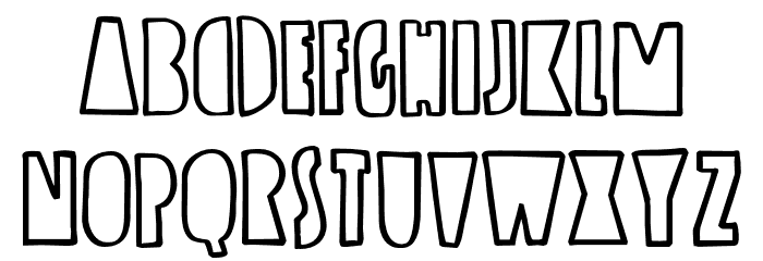 UpwiththeBirds-Regular Font LOWERCASE