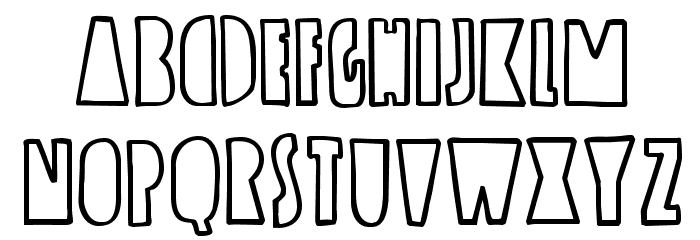 UpwiththeBirds-Regular Font LOWERCASE