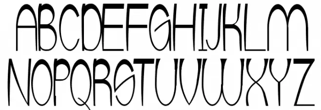 upTOP Font UPPERCASE