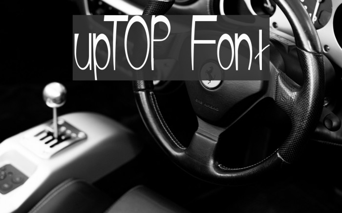 upTOP Font examples