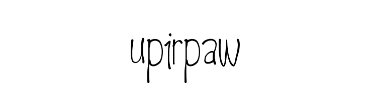 upirpaw Font