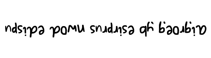upside down surprise by georgia  Frei Schriftart Herunterladen