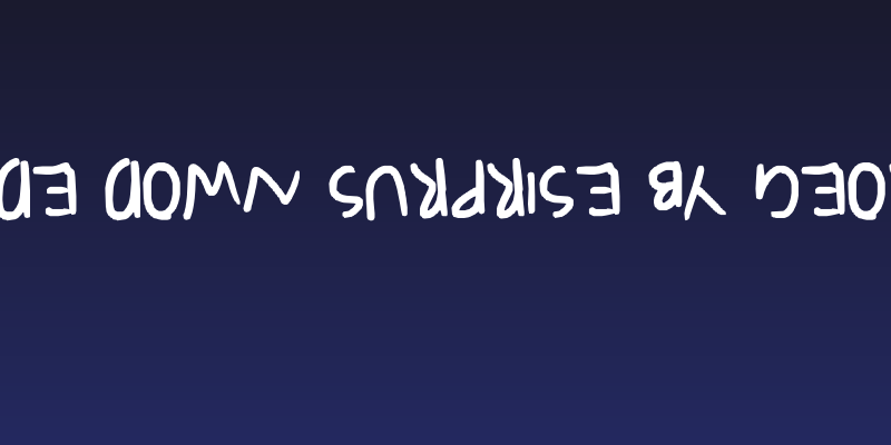 upside down surprise by georgia Social Header