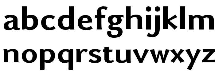 Uqammaq Bold Font LOWERCASE