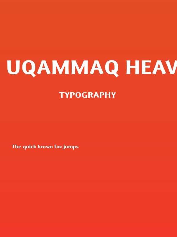 Uqammaq Heavy Poster