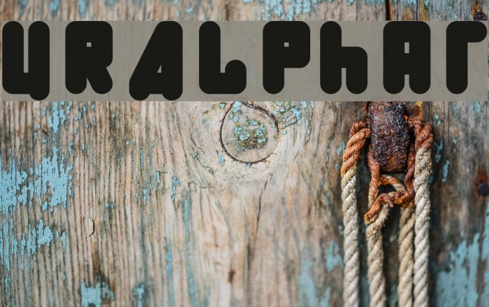 URALphat Font examples