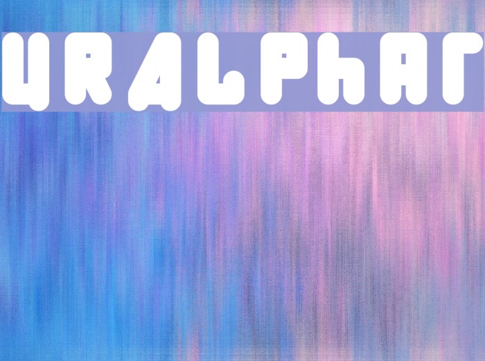 URALphat Font examples