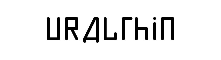 URALthin  Fuentes Gratis Descargar