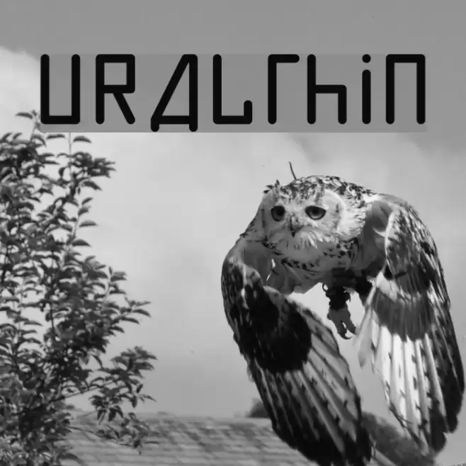 URALthin Font examples